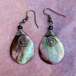 Handmade Shell Earrings from Belize